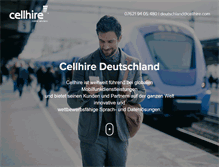 Tablet Screenshot of cellhire.de